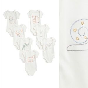 Stella McCartney 7 piece day of the week bodysuit